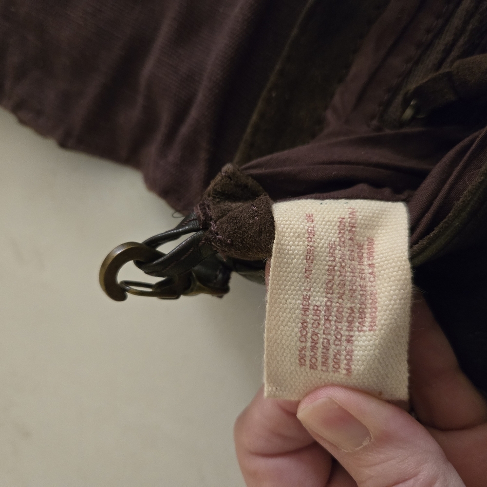 Lucky Brand daisy suede and leather shoulder bag - Picture 8 of 10